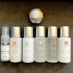 Zents Skincare Travel Set with Silver Caps